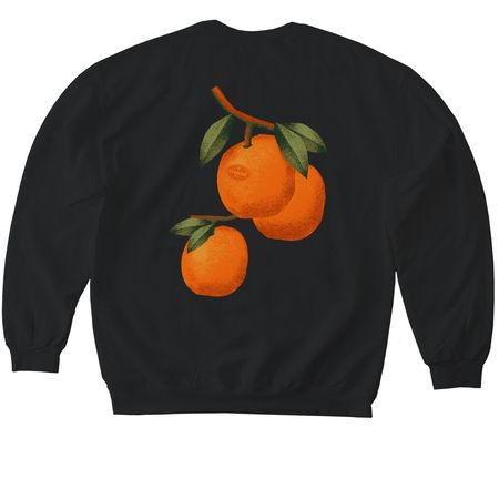 Manifesto of Fruitfulness, a Black Softstyle Crewneck Sweatshirt (back-view)