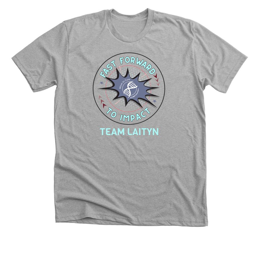 Team Laityn, a Athletic Heather Premium Unisex Tee