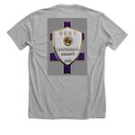 Grand Encampment Knights Templar, USA, PHA, a Athletic Heather Premium Unisex Tee (back-view)