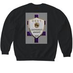Grand Encampment Knights Templar, USA, PHA, a Black Softstyle Crewneck Sweatshirt (back-view)