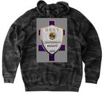 Grand Encampment Knights Templar, USA, PHA, a Black Camo Heavyweight Camo Pullover Hoodie (back-view)