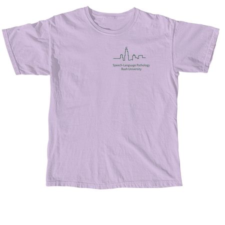 Chicago Style, a Orchid Comfort Colors Unisex Tee
