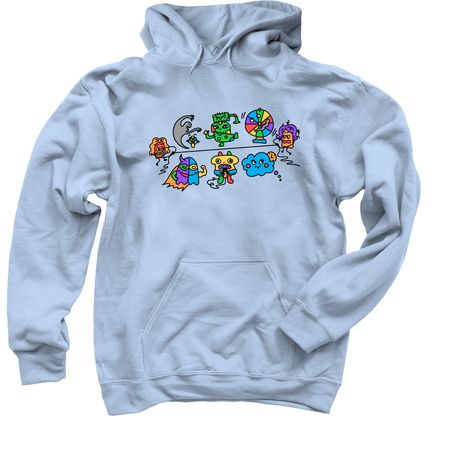 2025-26 Bedford MADI shirt, a Light Blue Pullover Hoodie