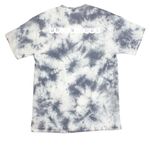 R&C2 Merch, a Grey Crystal Tie Dye Tee (back-view)