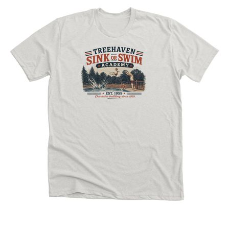 Father's Day Tees, a Heather Cement Premium Unisex Tee