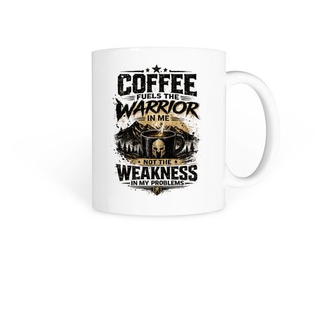 The Warrior's Coffee Mug, a White Coffee Mug