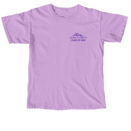 Purple Logo - Freshman Shirt, a Neon Violet Comfort Colors Unisex Tee