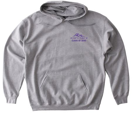 Purple Logo - Freshman Shirt, a Sport Grey Gildan Softstyle Pullover Hoodie