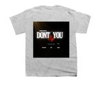 Don?t You Cry Official Merch, a Sport Grey Youth Unisex Tee (back-view)