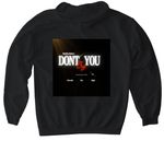 Don?t You Cry Official Merch, a Black Gildan Softstyle Pullover Hoodie (back-view)