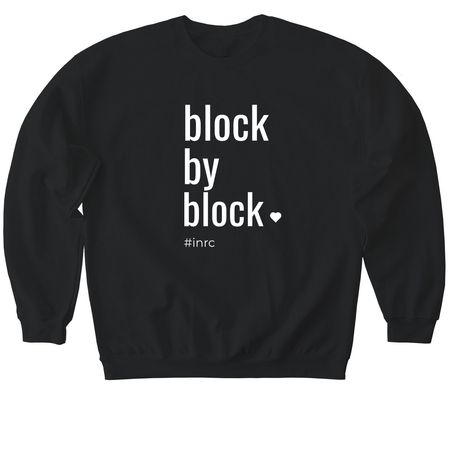 Block By Block Shirts, a Black Softstyle Crewneck Sweatshirt
