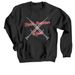 Harm Reduction is LOVE, a Black Crewneck Sweatshirt