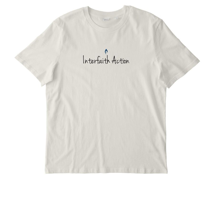 Interfaith Action T-Shirts, a Natural Raw Stanley/Stella Unisex Creator 2.0 Tee