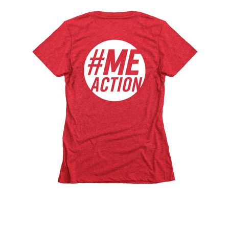 #MillionsMissing 2026 Frail & Furious + logo, a Red Women's Slim Fit Tee (back-view)