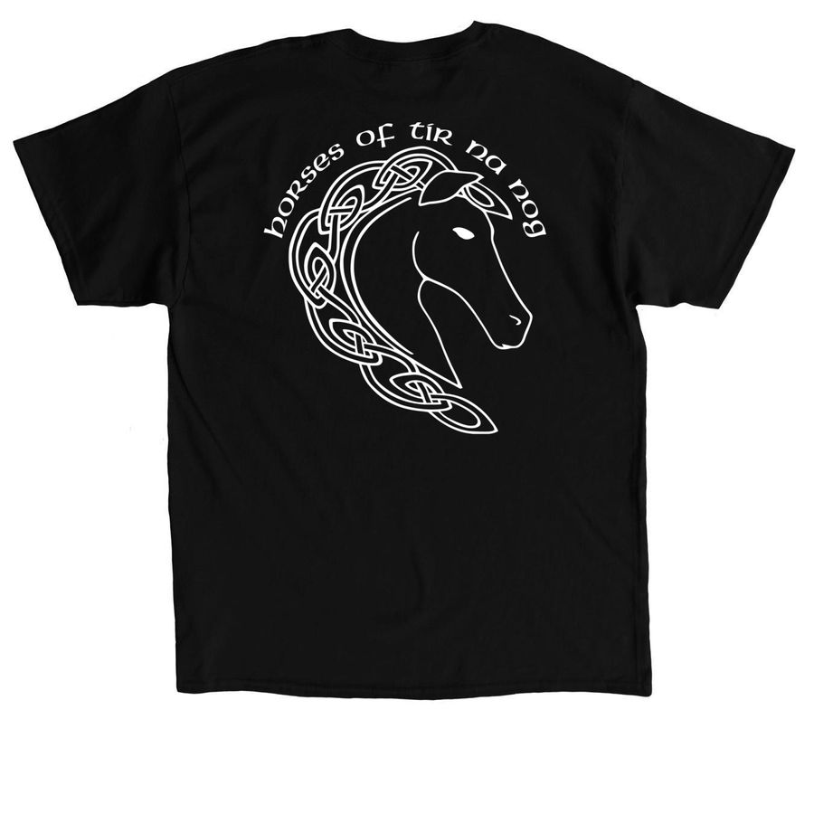 Year of the Horse 2026, a Black Classic Unisex Tee (back-view)