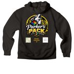 Yinz Edition, a Black Premium Heavyweight Pullover Hoodie (back-view)
