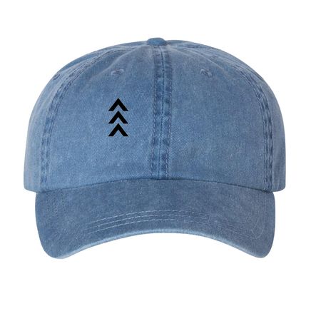 Boogie hats&nbsp;, a Royal Blue Printed Pigment Dye Baseball Cap