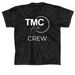THE TMCA SHIRT, a Black Classic Tie Dye Tee (back-view)