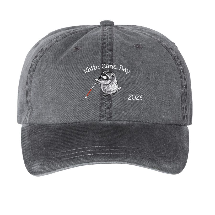 2026 Dark Background - Hats, a Black Printed Pigment Dye Baseball Cap
