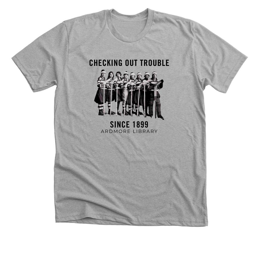 Checking Out Shirts & Outerwear, a Athletic Heather Premium Unisex Tee