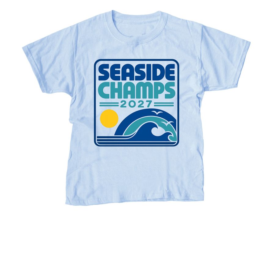 CHAMPS Shirts, a Light Blue Youth Unisex Tee