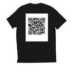 Wear Your Journey, a Deep Black Allmade Eco Triblend Unisex Tee (back-view)
