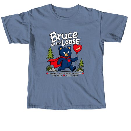 <3 for our team, a Blue Jean Comfort Colors Unisex Tee