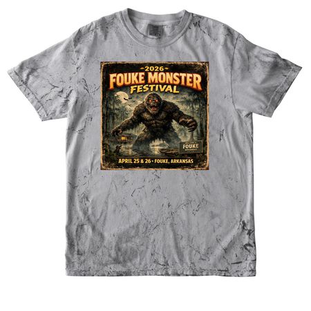 2026 Fouke Monster Festival, a Smoke Comfort Colors Colorblast Tee