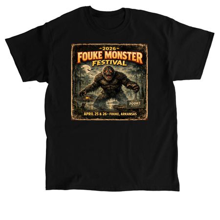 2026 Fouke Monster Festival, a Black Classic Unisex Tee