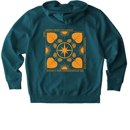 SCGIS 2026 Conference Hoodies, a Stargazer Stanley/Stella Unisex Cultivator 2.0 Zip Up Pullover Hoodie