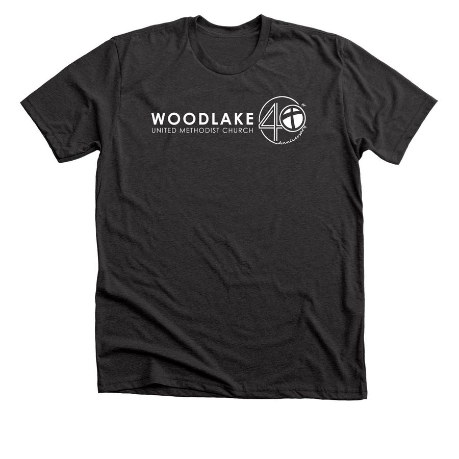 WUMC 40th Anniversary Celebration, a Dark Grey Heather Premium Unisex Tee