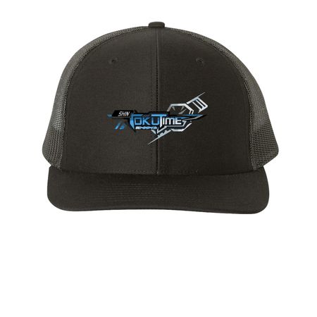 Shin Toku Time&nbsp;, a Black Printed Snapback Trucker Cap