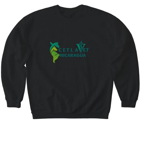 Nicaragua CetlaVet&nbsp;, a Black Softstyle Crewneck Sweatshirt