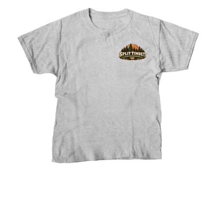 Split Timber Truck, a Sport Grey Youth Unisex Tee
