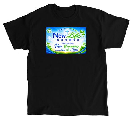 New Life&nbsp;, a Black Classic Unisex Tee