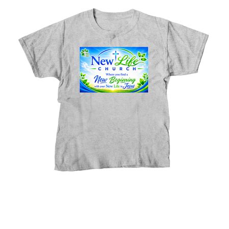 New Life&nbsp;, a Sport Grey Youth Unisex Tee