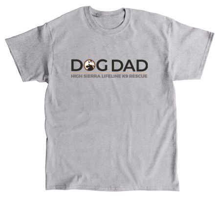 DOG DAD small light color shirts, a Sport Grey Classic Unisex Tee