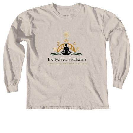 Indriya Setu Satdharma Launch Apparel, a Ivory Comfort Colors Long Sleeve Tee