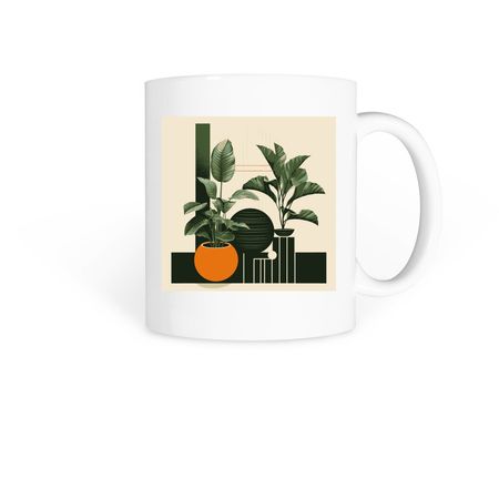 Chic Houseplants Mug&nbsp;, a White Coffee Mug