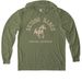 LILY SHIRT for Skydog's 10th Anniversary, a Olive You Green Allmade Eco Triblend Hoodie Tee