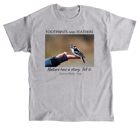 The Footprints and Feathers signature! &nbsp;, a Sport Grey Classic Unisex Tee