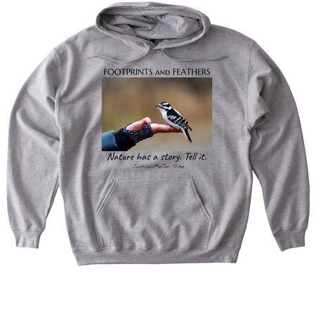 The Footprints and Feathers signature! &nbsp;, a Sport Grey Gildan Softstyle Pullover Hoodie