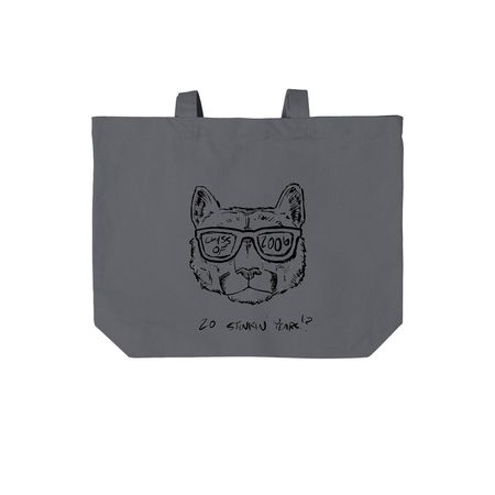 Hide your Stinkin Aspercreme!, a Storm Grey Cotton Canvas Tote Bag