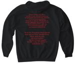 MHM Witness Wear, a Black Gildan Softstyle Pullover Hoodie (back-view)