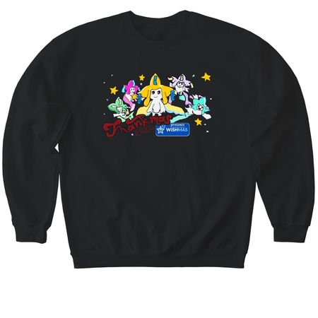 Wishmas 2026&nbsp;, a Black Softstyle Crewneck Sweatshirt