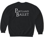 Dracula Apparel, a Black Softstyle Crewneck Sweatshirt (back-view)