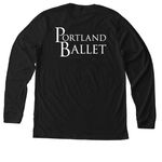 Dracula Apparel, a Solid Black Blend Premium Long Sleeve Tee (back-view)