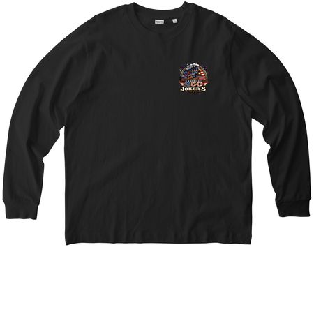 Jokers 250 OG, a Black Stanley/Stella Unisex Freestyler Heavyweight Long Sleeve Tee