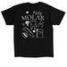 Holy Molar, a Black Classic Unisex Tee (back-view)