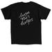 hth heart&nbsp;, a Black Classic Unisex Tee (back-view)